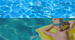 Desktop Screenshot of glamourpoolbuilders.com